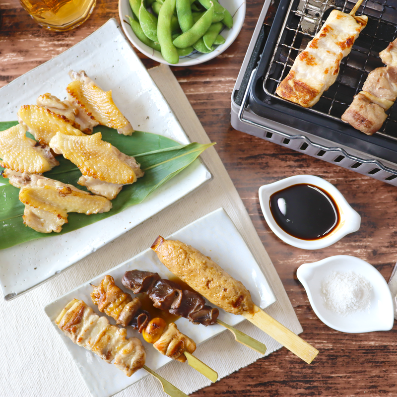 公式】レシピ付き！電子レンジで温めるだけの比内地鶏の焼き鳥（塩
