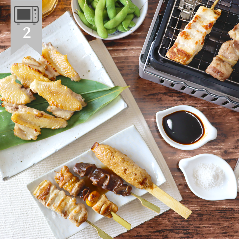 比内地鶏炭火焼鳥セット