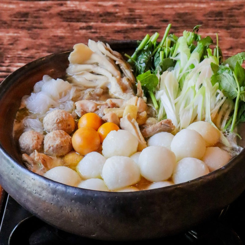 比内地鶏だまこ鍋