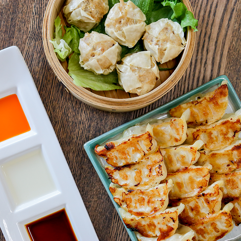 比内地鶏餃子・しゅうまいセット