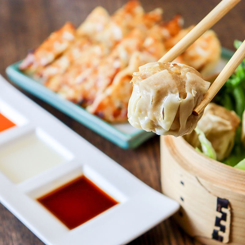 比内地鶏餃子・しゅうまいセット