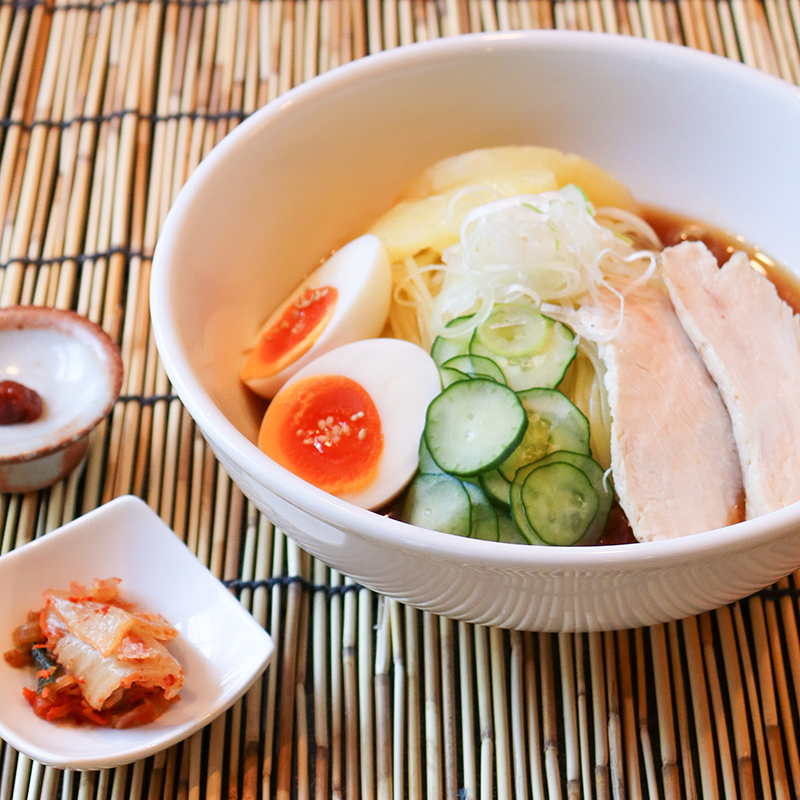 比内地鶏冷麺