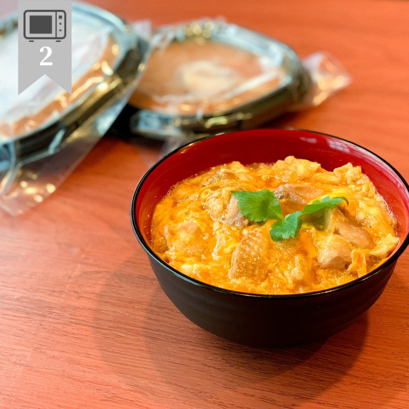 【レンジで簡単！】比内地鶏楽チン親子丼