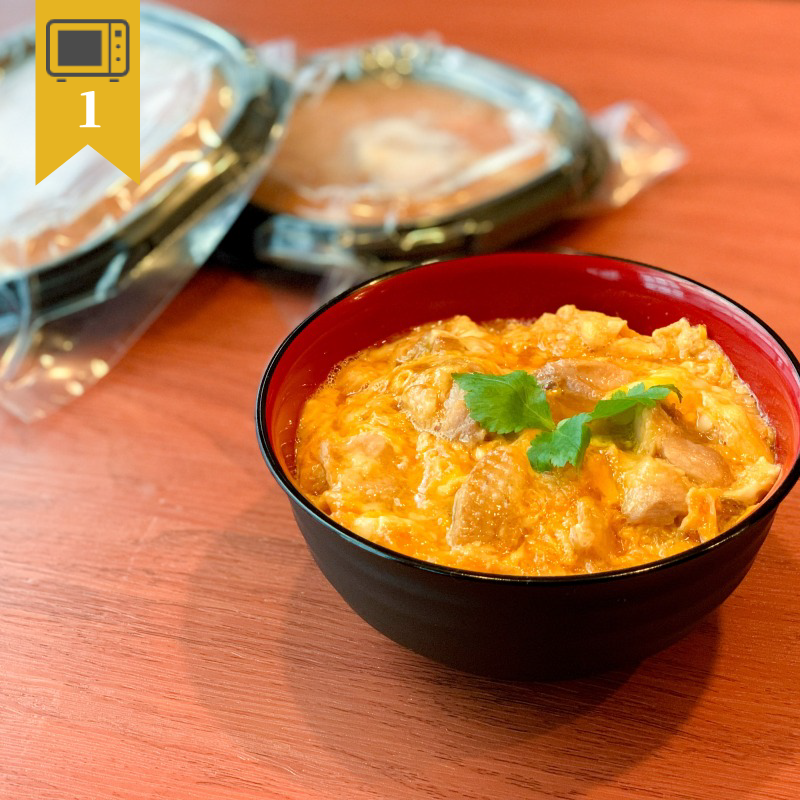 【レンジで簡単！】比内地鶏楽チン親子丼